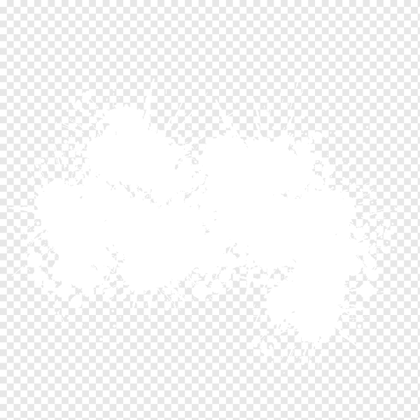 Белый мазок на прозрачном фоне