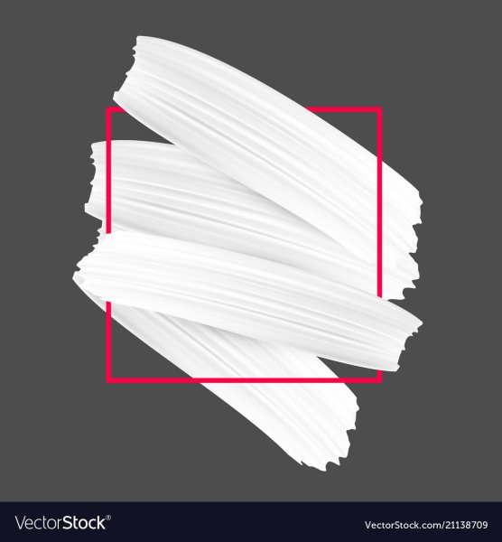 Белые мазки кистью