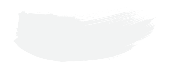 Мазок кисти белый на прозрачном фоне