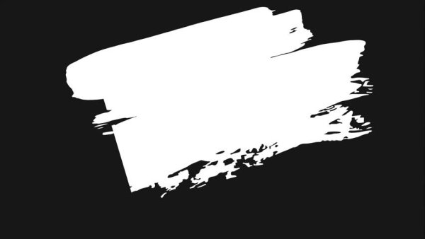 Белые мазки на черном фоне