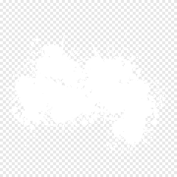 Белая краска на прозрачном фоне