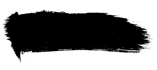 Мазок кисти черный