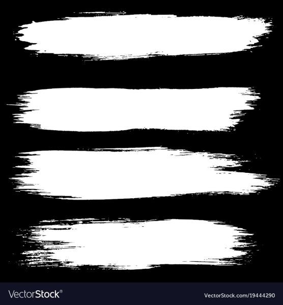 Белые мазки кистью