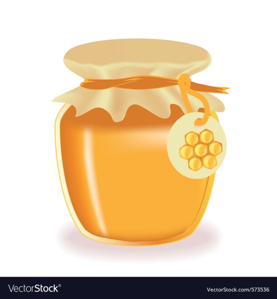 Банки с медом мультяшные