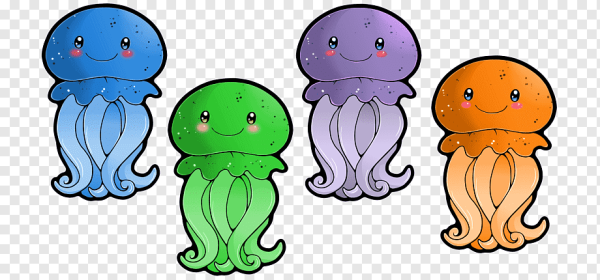 Медуза мультяшная