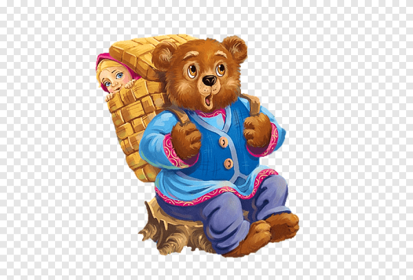 Медведь из сказки Маша и медведь для детей