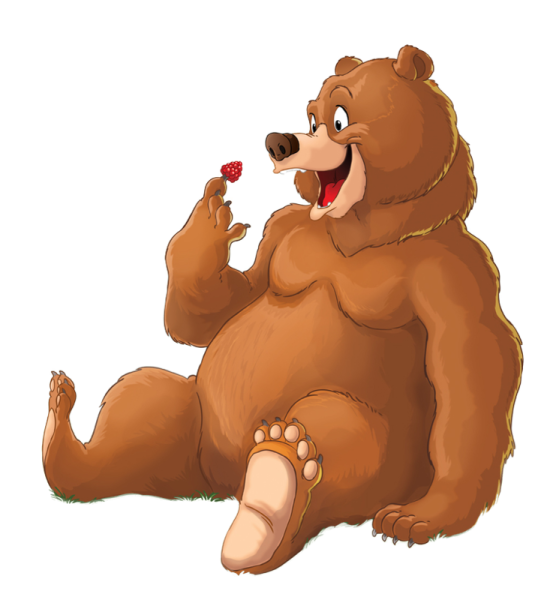 Медведь мультяшный