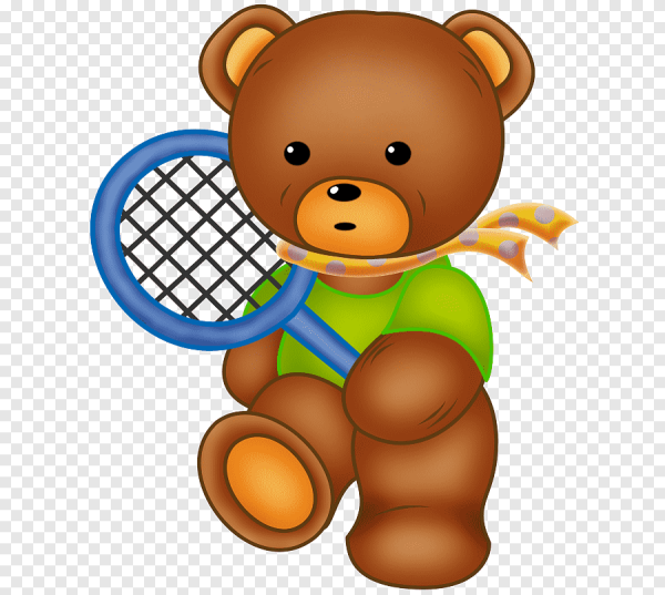 Медвежонок на прозрачном фоне