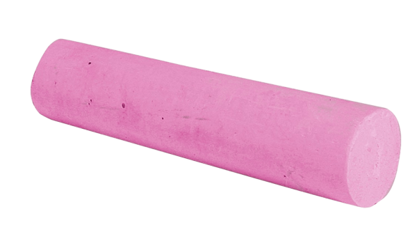 Розовые мелки на асфальте