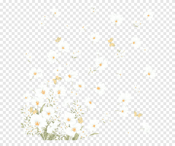 Россыпь маленьких цветов