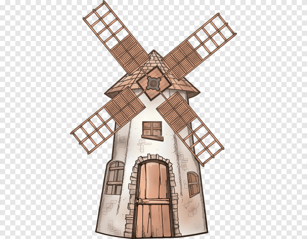 Мельница рисунок