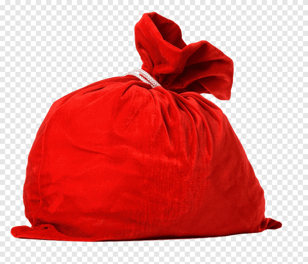 Санта Клаус с мешком