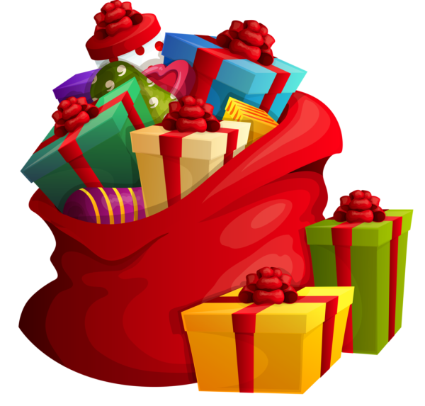 Мешок для подарков "дед Мороз"