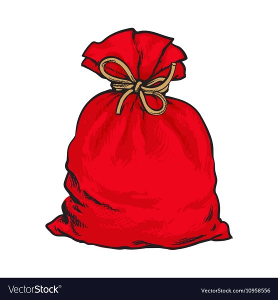 Мешок с подарками мультяшный