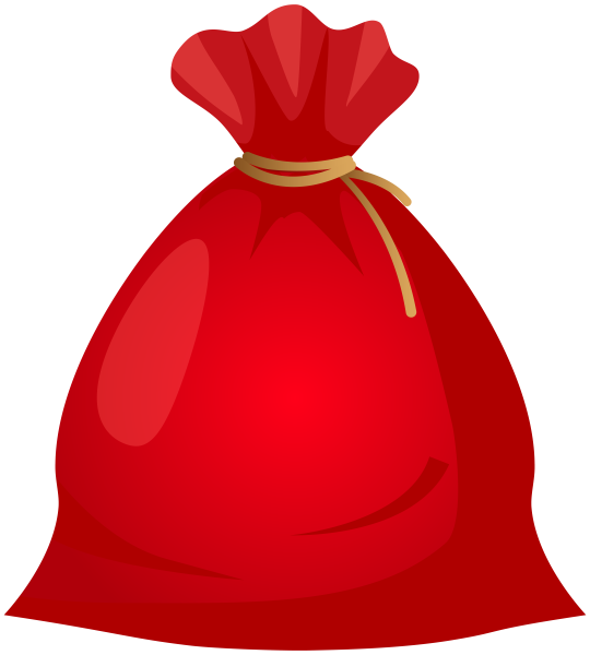 Мешок с подарками мультяшный