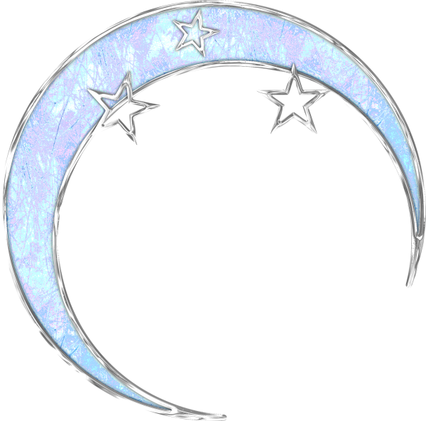 Месяц на прозрачном фоне