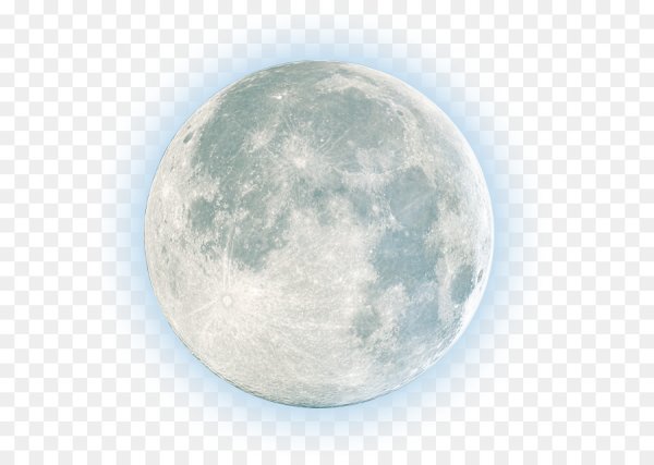 Луна на Светлом фоне