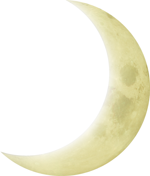 Месяц без фона