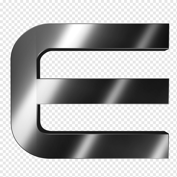 Лого буква стальная