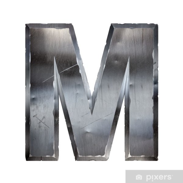 Железные буквы