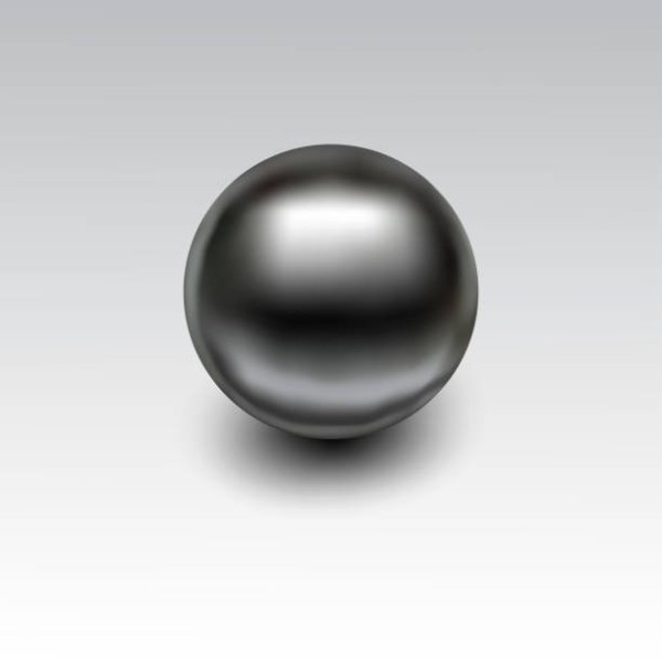 Хромированный металлический шар