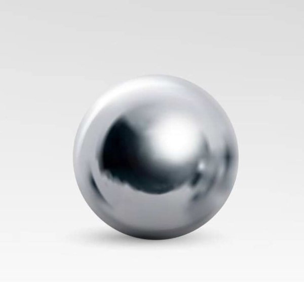 Хромированный металлический шар