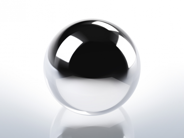 Черный глянцевый шар