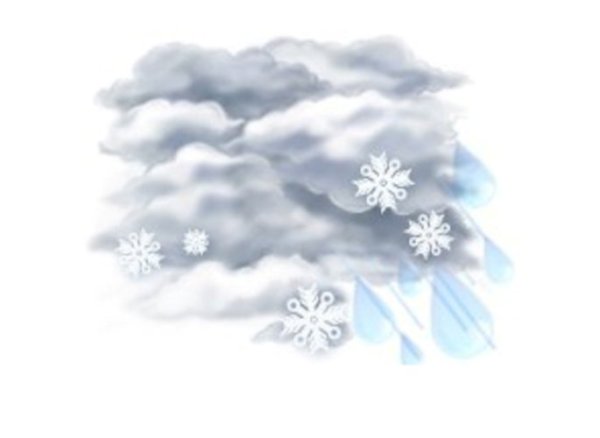 Зимний ветер на белом фоне