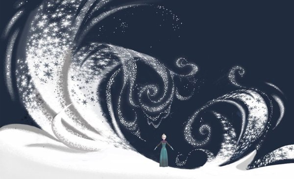 Вихрь из снега