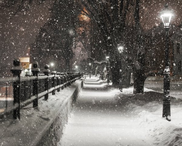 Зимний город