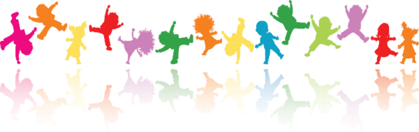 Дети танцуют на прозрачном фоне