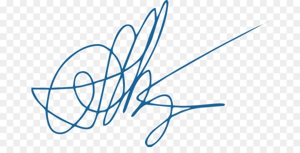 Подпись без фона