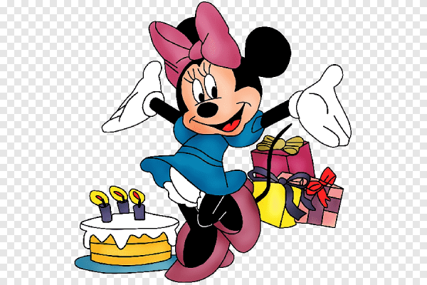 Микки и Минни Маус с днем рождения