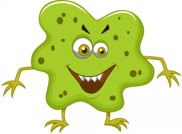 Микроб мультяшка