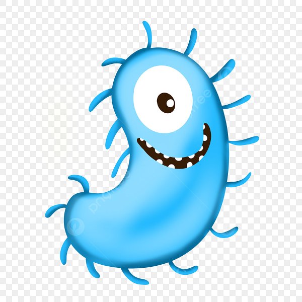 Бактерия мультяшная