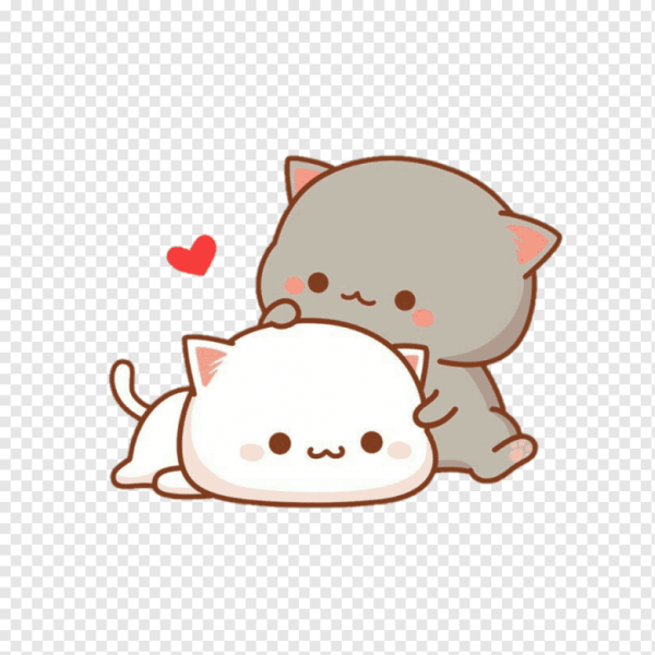 Кавайные котики любовь