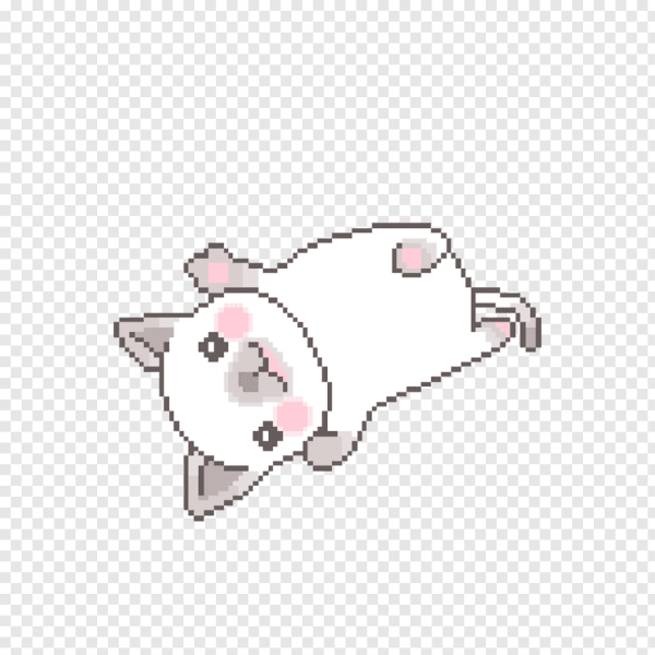 Милые пиксельные котики