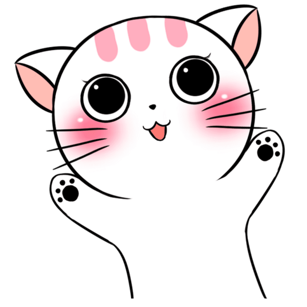 Милый котенок вектор
