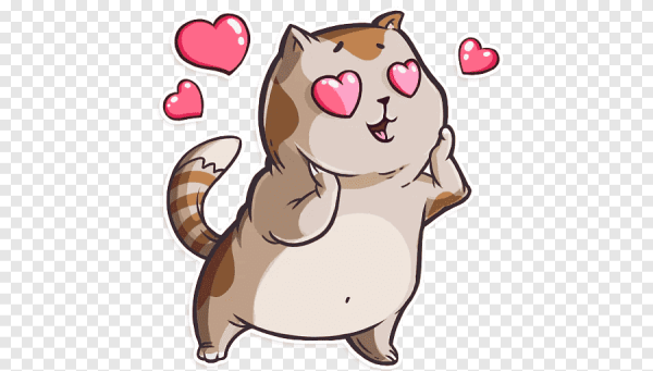 Стикер "котик"