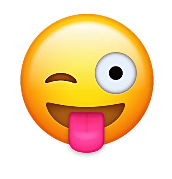 Смайлики на прозрачном фоне