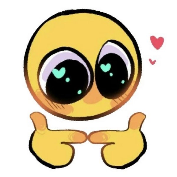 Смайл с большими глазами