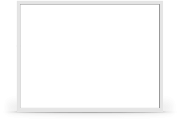 Рамка белая простая