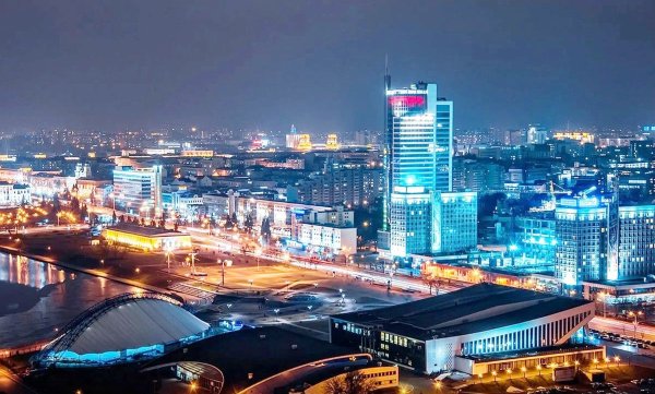 Ночной Минск Немига