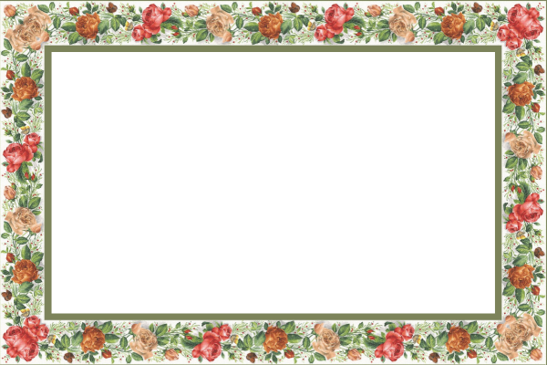 Рамка в народном стиле