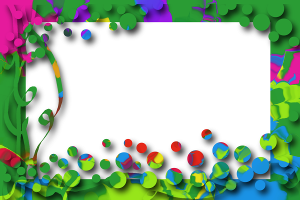 Яркая рамка