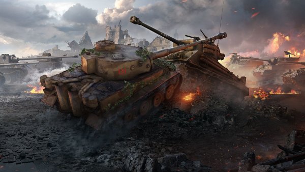 Танк тигр 131 в World of Tanks Blitz