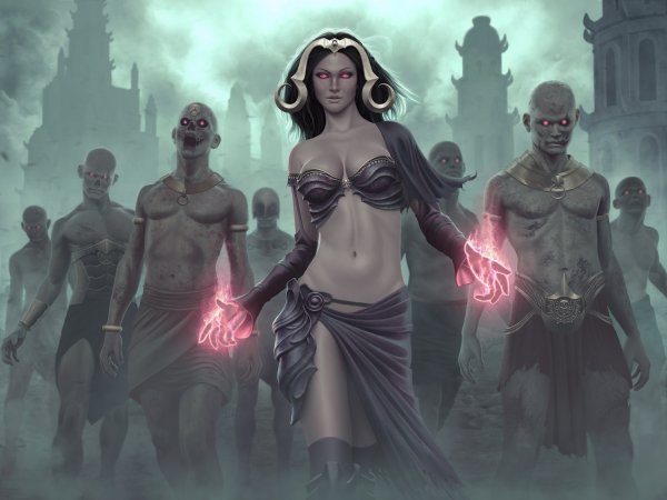 MTG Лилиана некромант