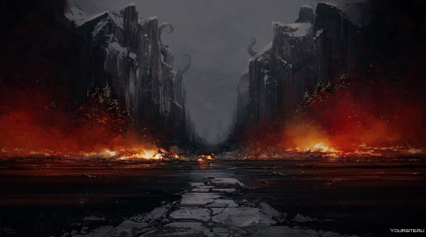 Город в огне