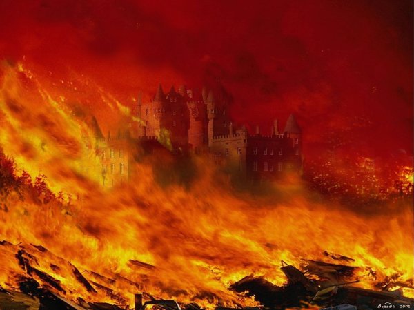 Город в огне