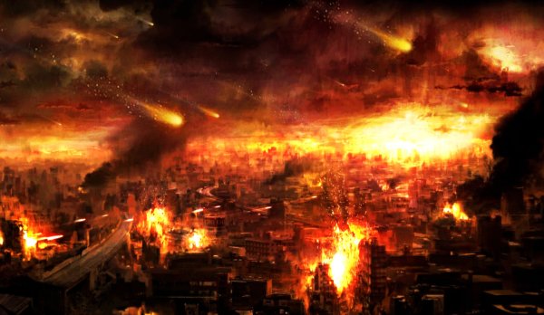 Город в огне